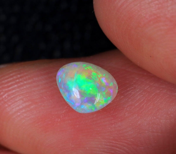 0.70CT EXCELLENT 100% NATURAL LIGHTNING RIDGE CRYSTAL OPAL