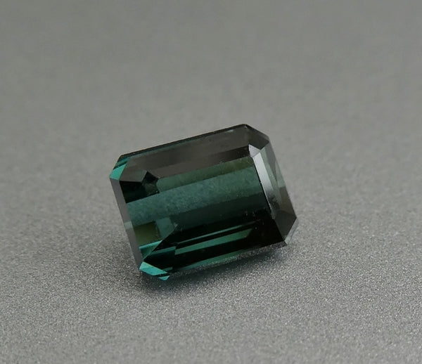 0.89CT 希少なエクセレント オクタゴン 100% 天然ブルー トルマリン