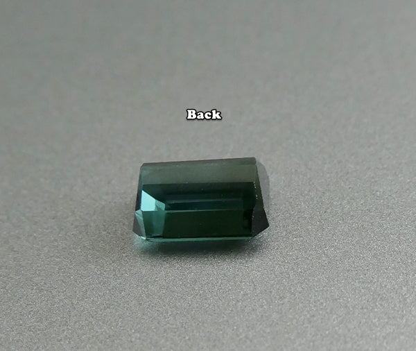 0.89CT 希少なエクセレント オクタゴン 100% 天然ブルー トルマリン