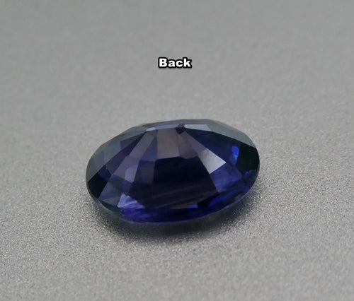 1.00CT SPLENDID OVAL 100% NATURAL ROAYL VIOLET BLUE CEYLON IOLITE