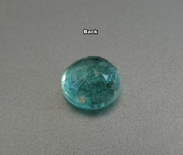 1.02CT SPLENDID ROUND CUT 100% NATURAL COLUMBIAN EMERALD