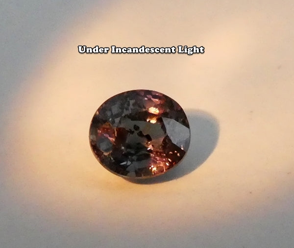 1.03CT 非加熱カラーチェンジ 100% 天然ブルーグリーン サファイア