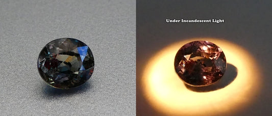 1.03CT UNHEATED COLOUR CHANGE 100% NATURAL BLUE GREEN SAPPHIRE