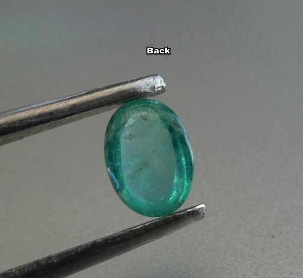 1.07CT SPLENDID OVAL CAB 100% NATURAL COLUMBIAN EMERALD