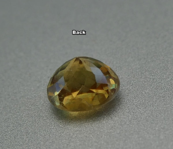 1.09CT SPLENDID OVAL CUT 100% NATURAL HONEY GREEN SPHENE