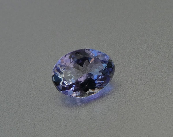 1.09CT UNHEATED GORGEOUS OVAL 100% NATURAL VIOLET BLUE TANZANITE