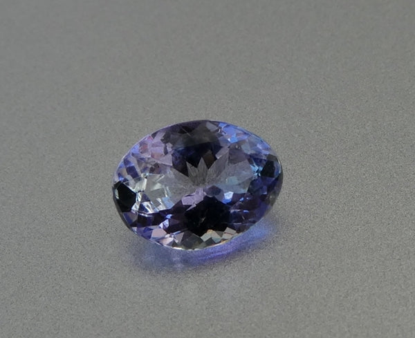 1.09CT UNHEATED GORGEOUS OVAL 100% NATURAL VIOLET BLUE TANZANITE