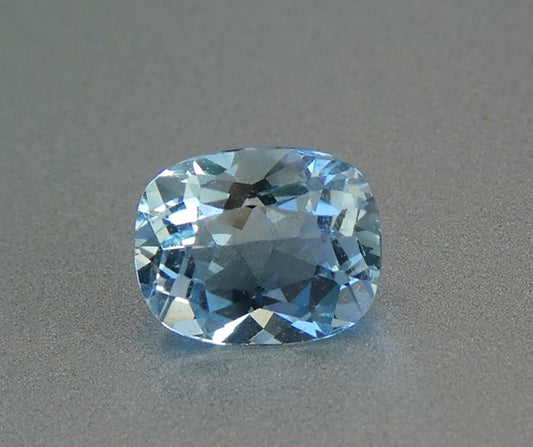 1.10CT 美しいクッション サンタマリア ブルー 100% 天然アクアマリン