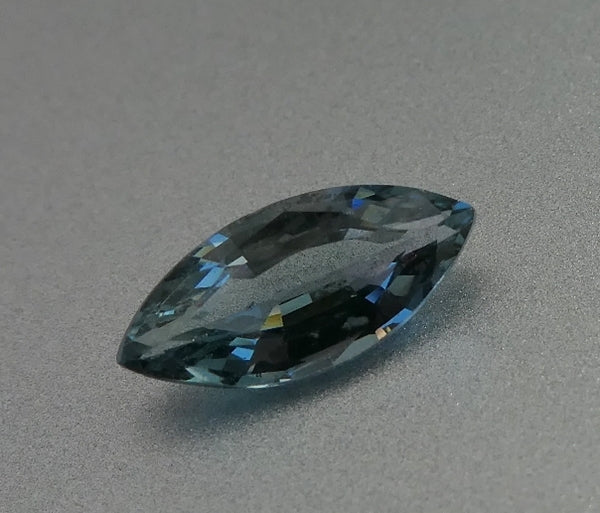 1.11CT SPLENDID MARQUISE CUT 100% NATURAL TEAL BLUE SPINEL