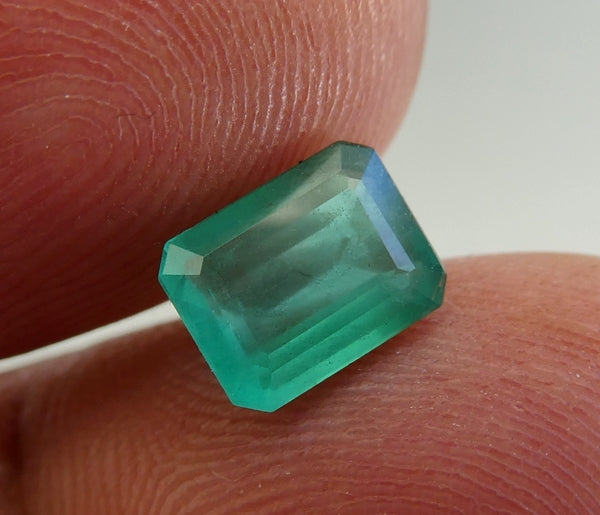 1.15CT SPLENDID OCTAGON 100% NATURAL GREEN EMERALD