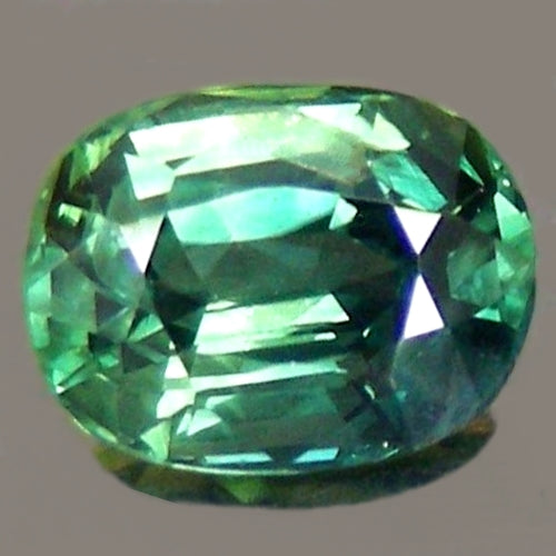 1.16CT EXCELLENT OVAL CUT 100% NATURAL BLUE GREEN SAPPHIRE