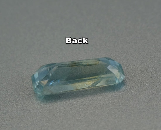 1.22CT SPLENDID OCTAGON CUT 100% NATURAL GREENISH BLUE SAPPHIRE