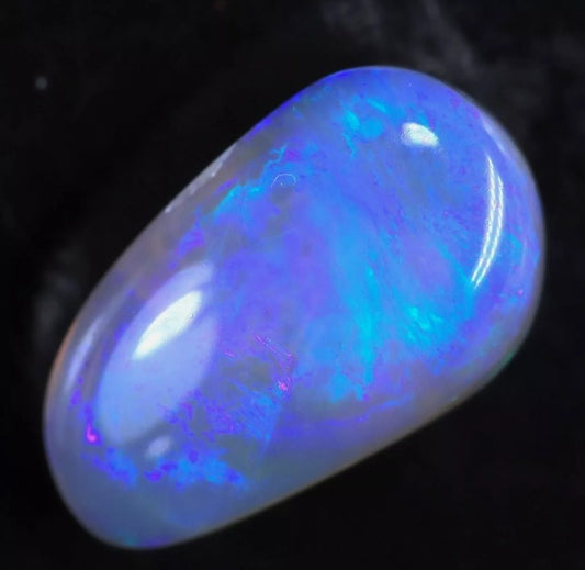 1.25CT SPLENDID 100% NATURAL LIGHTNING RIDGE AUSTRALIA SEMI BLACK OPAL