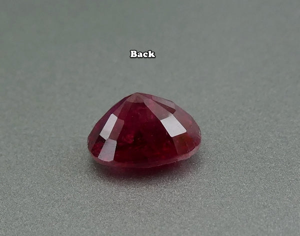 1.33CT EXCELLENT OVAL CUT 100% NATURAL BLOOD RED RUBY