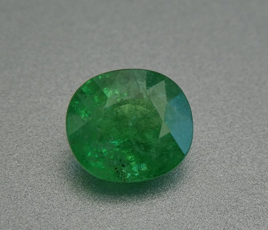 1.35CT SPLENDID OVAL CUT 100% NATURAL GREEN TSAVORITE GARNET