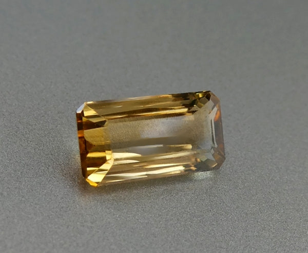 1.43CT UNHEATED SPLENDID OCTAGON 100% NATURAL BROWNISH YELLOW TOURMALINE