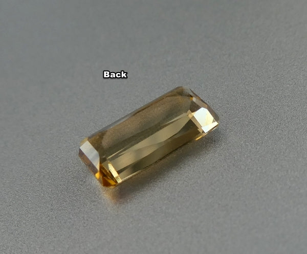 1.43CT UNHEATED SPLENDID OCTAGON 100% NATURAL BROWNISH YELLOW TOURMALINE