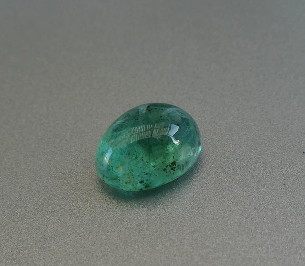 1.63CT SPLENDID OVAL CAB 100% NATURAL COLUMBIAN EMERALD