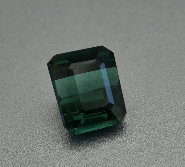 1.63CT SPLENDID OCTAGON 100% NATURAL GREEN BLUE TOURMALINE