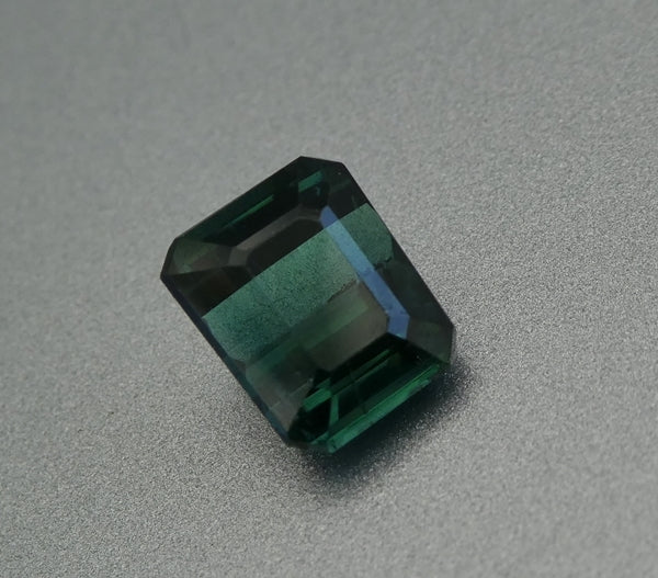 1.63CT SPLENDID OCTAGON 100% NATURAL GREEN BLUE TOURMALINE