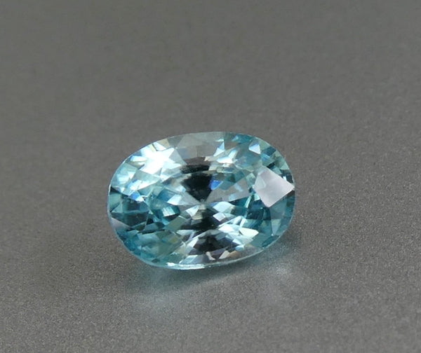 1.64CT エクセレント オーバル カット 100% 天然ブルージルコン