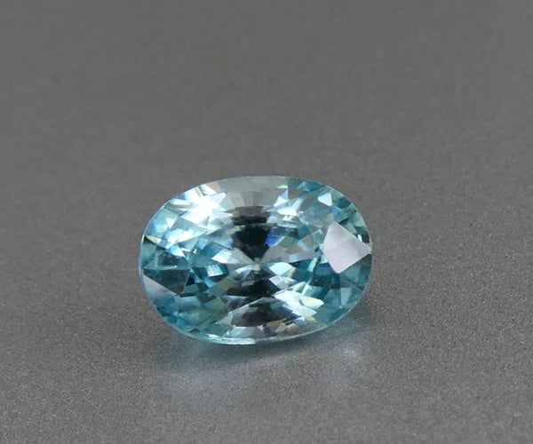 1.64CT エクセレント オーバル カット 100% 天然ブルージルコン