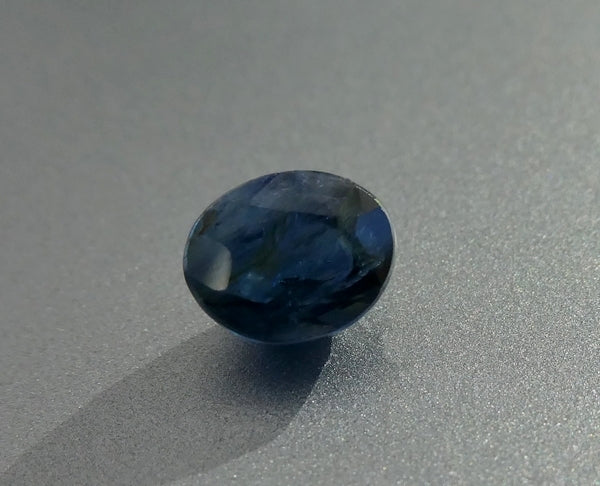 1.69CT UNHEATED SPLENDID OVAL 100% NATURAL MID NIGHT BLUE SAPPHIRE