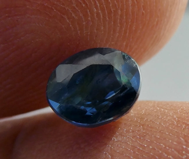 1.69CT UNHEATED SPLENDID OVAL 100% NATURAL MID NIGHT BLUE SAPPHIRE