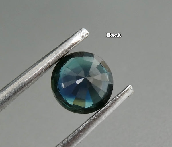 1.75CT 素晴らしいラウンドカット 100% 天然ブルーグリーン サファイア