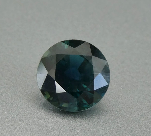 1.75CT 素晴らしいラウンドカット 100% 天然ブルーグリーン サファイア