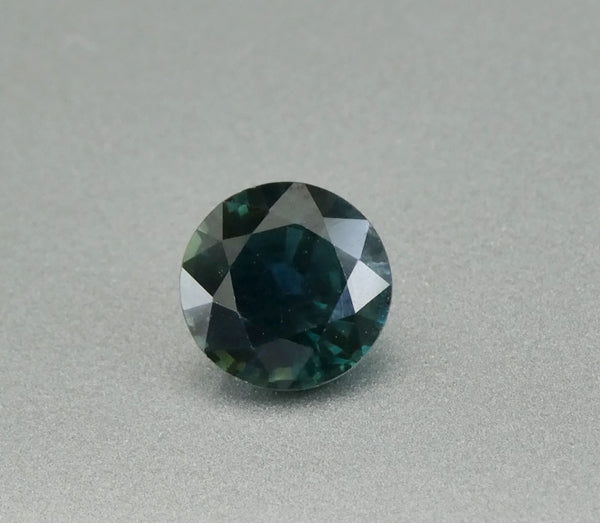 1.75CT 素晴らしいラウンドカット 100% 天然ブルーグリーン サファイア