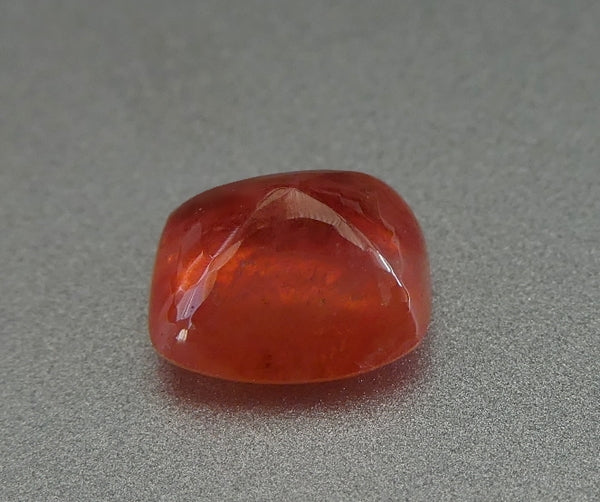 1.78CT SPLENDID CUSHION CAB NATURAL HOT ORANGE SAPPHIRE