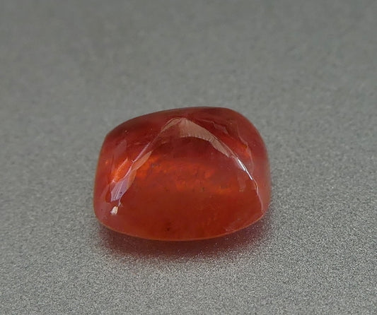 1.78CT SPLENDID CUSHION CAB NATURAL HOT ORANGE SAPPHIRE