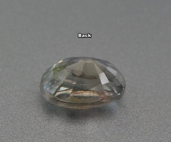 1.90CT UNHEATED OVAL CUT BIG 100% NATURAL BI-COLOUR SAPPHIRE