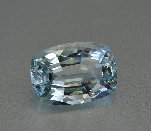 10.86CT BEAUTIFUL CUSHION SANTAMARIA BLUE 100% NATURAL AQUAMARINE