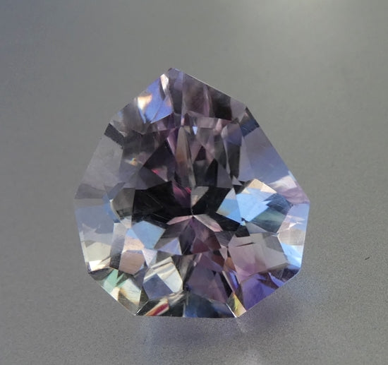 13.17CT UNHEATED FANCY CUSTOM CUT 100% NATURAL PURPLE AMETHYST