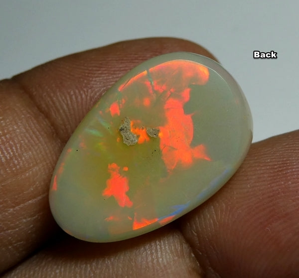 15.90CT UNTREATED RAINBOW FLASHING HUGE 100% NATURAL CRYSTAL OPAL