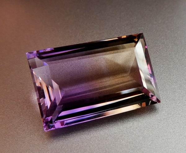 17.01CT UNHEATED EXCELLENT HUGE 100% NATURAL YELLOW PURPLE AMETRINE