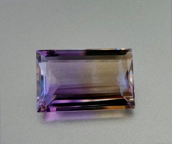 17.01CT UNHEATED EXCELLENT HUGE 100% NATURAL YELLOW PURPLE AMETRINE