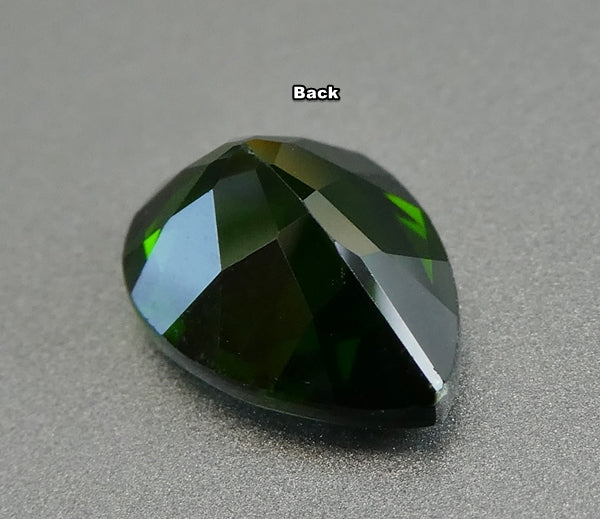 2.03CT EXQUISITE BIG PEAR CUT 100% NATURAL CHROME GREEN DIOPSIDE