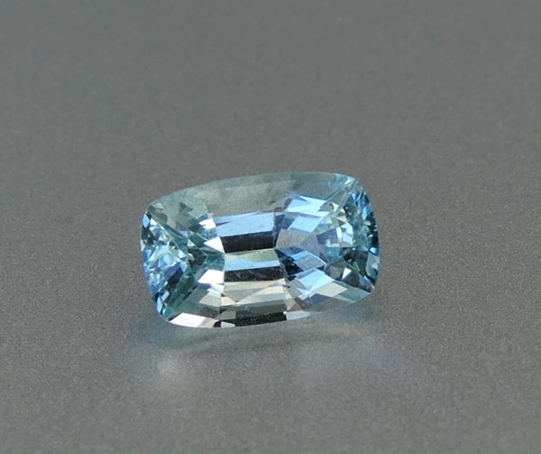 2.03CT BEAUTIFUL CUSHION SANTAMARIA BLUE 100% NATURAL AQUAMARINE