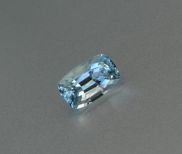 2.03CT BEAUTIFUL CUSHION SANTAMARIA BLUE 100% NATURAL AQUAMARINE