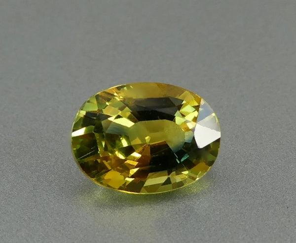 2.13CT SPLENDID OVAL CUT 100% NATURAL BLUE GREEN YELLOW SAPPHIRE