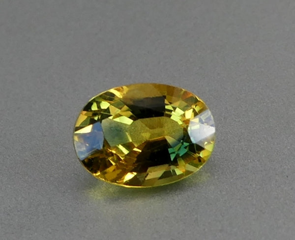 2.13CT SPLENDID OVAL CUT 100% NATURAL BLUE GREEN YELLOW SAPPHIRE