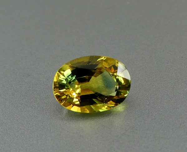 2.13CT SPLENDID OVAL CUT 100% NATURAL BLUE GREEN YELLOW SAPPHIRE