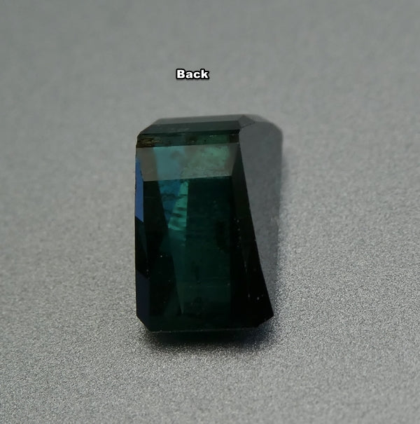 2.16CT SPLENDID OCTAGON 100% NATURAL GREEN BLUE TOURMALINE