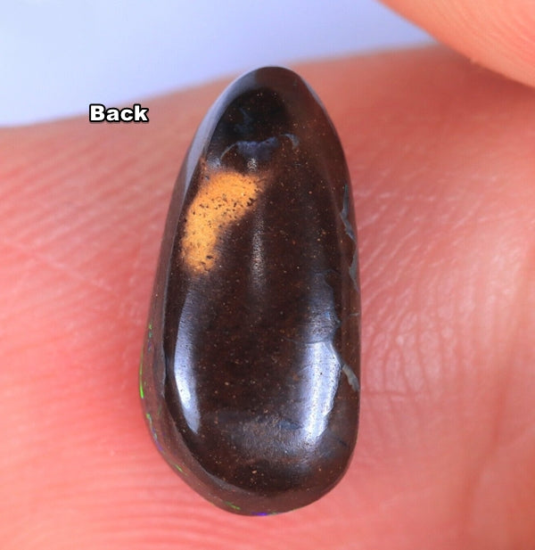 2.27CT UNHEATED EXCELLENT 100% NATURAL AUSTRALIAN BLACK BOULDER OPAL