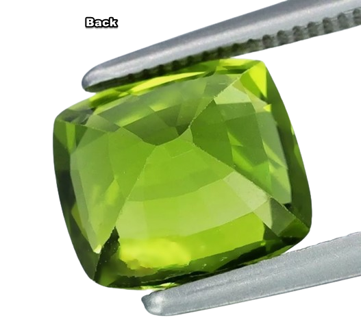 2.47CT SPLENDID CUSHION 100% NATURAL BRILLIANT GREEN PERIDOT