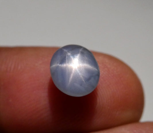 2.50CT UNHEATED OVAL 100% NATURAL BLUE CEYLON STAR SAPPHIRE