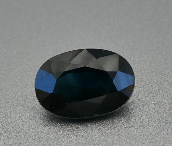 2.76CT SPLENDID BIG OVAL 100% NATURAL BLUE GREEN SAPPHIRE